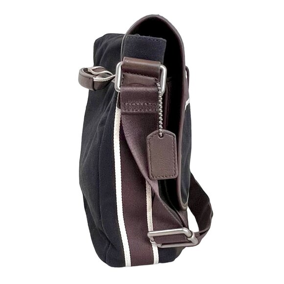 Fossil Lane Canvas & Leather Messenger Bag Adjustable Strap & Snap Closures VGUC - Picture 16 of 16